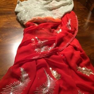 Indian/Bollywood/Pakistani Saree, Stitched Blouse